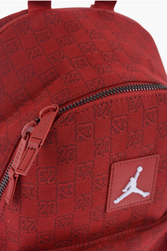 AIR JORDAN Fabric Backpack with All-Over Monogram 