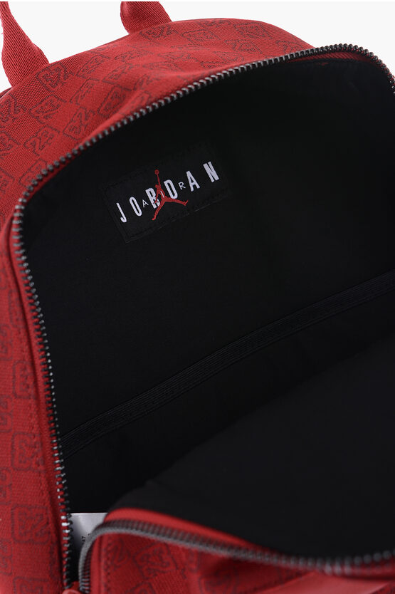 AIR JORDAN Fabric Backpack with All-Over Monogram 