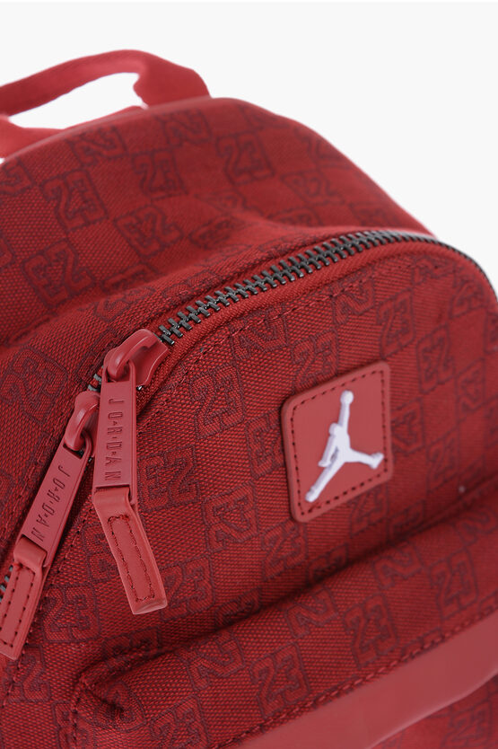 AIR JORDAN Fabric Mini Backpack with All-Over Monogram