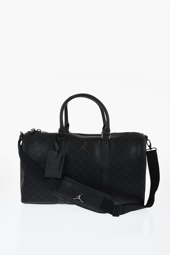 バッグ Nike Monogram Duffle Bag Dark Smoke Grey Jordan Monogram Duffle Bag (20L) Dark Smoke Grey Black