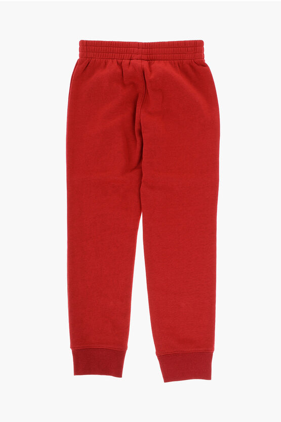 AIR JORDAN Fleeced Cotton Hoodie and Joggers Set with Printed Logo