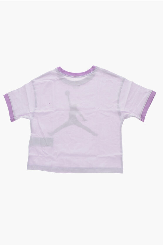 AIR JORDAN Front Printed Crew-neck T-Shirt