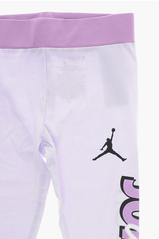 AIR JORDAN Leggings aus Stretch-Baumwolle mit aufgedrucktem Logo