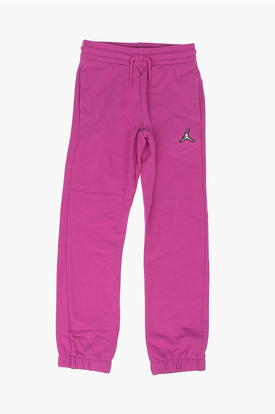 Nike Kids' Air Jordan Logo Embroidered Jogger In Pink