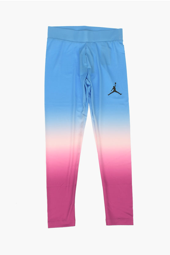 Nike Air Jordan Logo Printed Leggings In Blue