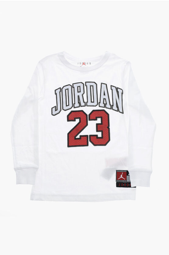 Nike KIDS AIR JORDAN Long Sleeve T-Shirt with Embossed Logo