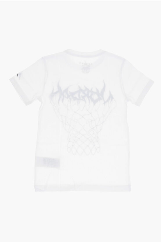 AIR JORDAN Maxi Printed Crew-neck T-shirt