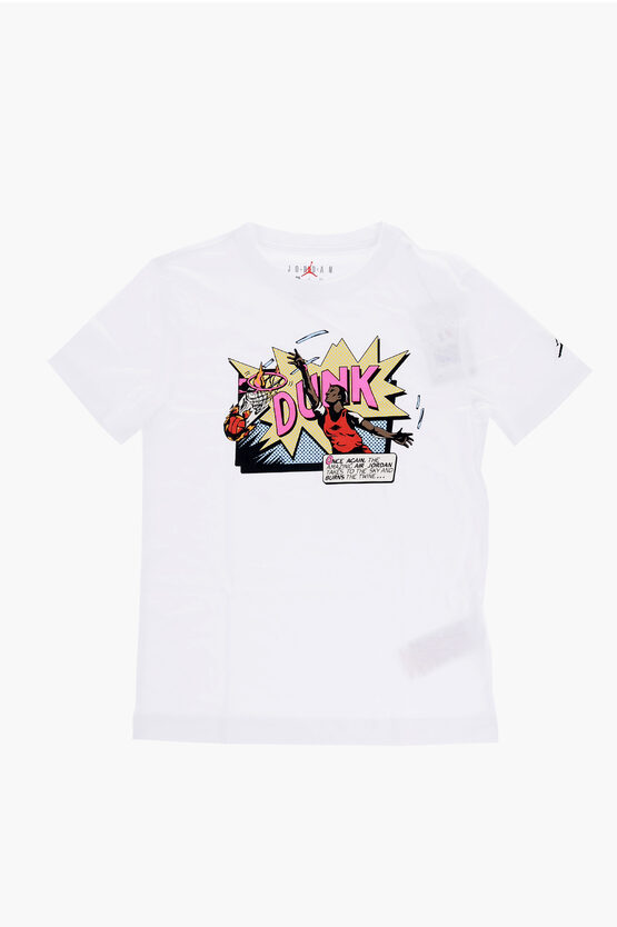 AIR JORDAN Printed COMICS DUNK Crew-neck T-Shirt