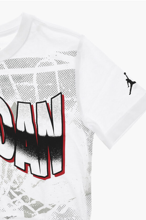 AIR JORDAN Printed Crew-neck T-Shirt