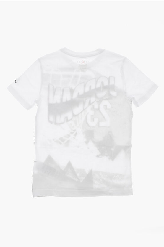 AIR JORDAN Printed Crew-neck T-Shirt