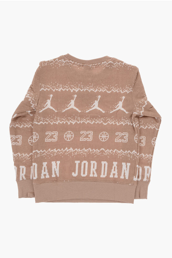 AIR JORDAN Rundhals-Sweatshirt HOLIDAY Bedruckt