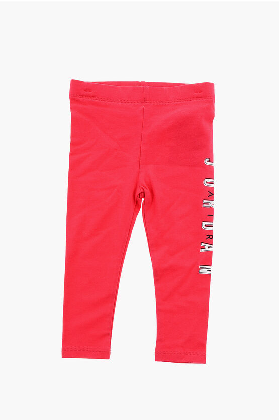 AIR JORDAN Set Felpa Girocollo in Cotone Felpato e Leggings