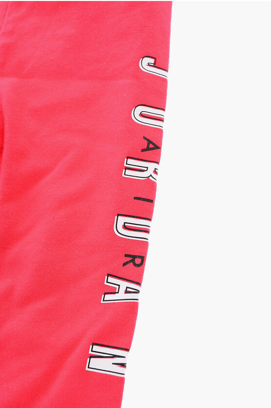 AIR JORDAN Set Felpa Girocollo in Cotone Felpato e Leggings