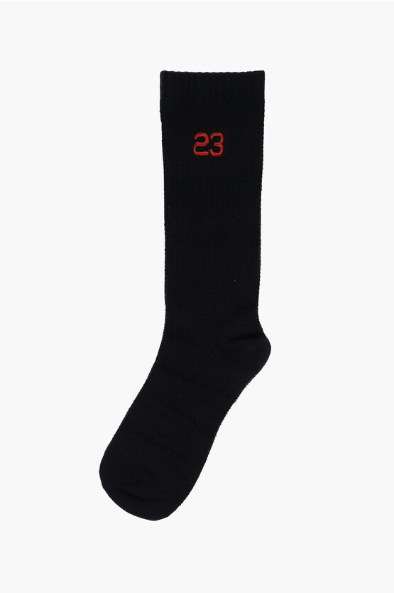 AIR JORDAN Set Of 3 Pairs Of Long Embroidered Socks