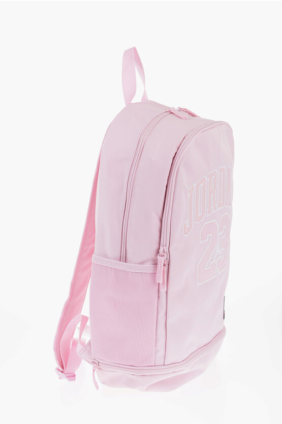 AIR JORDAN Solid Backpack with Embroidered Logo