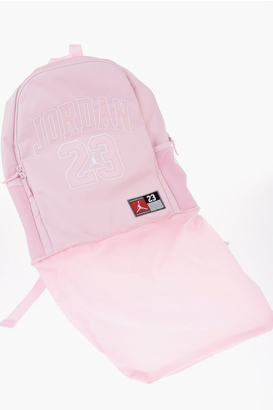 AIR JORDAN Solid Backpack with Embroidered Logo