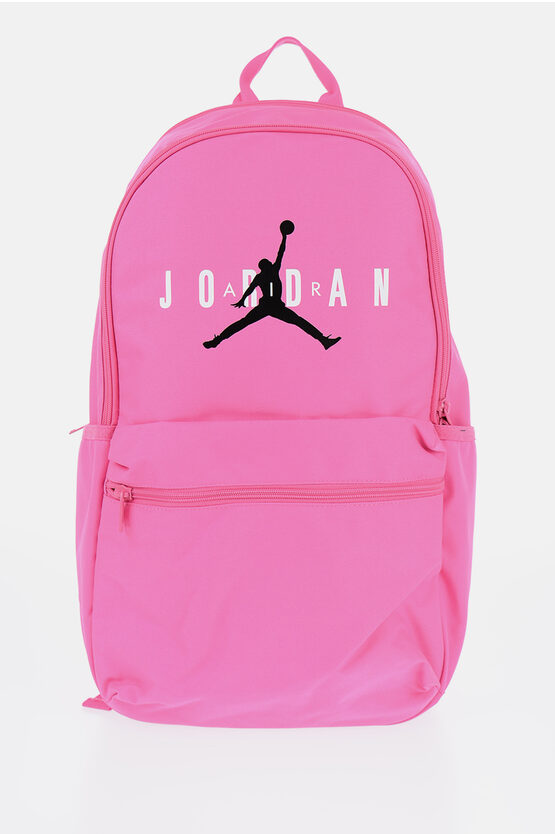 Nike AIR JORDAN Solid Color Backpack with Printed Logo women Glamood Outlet