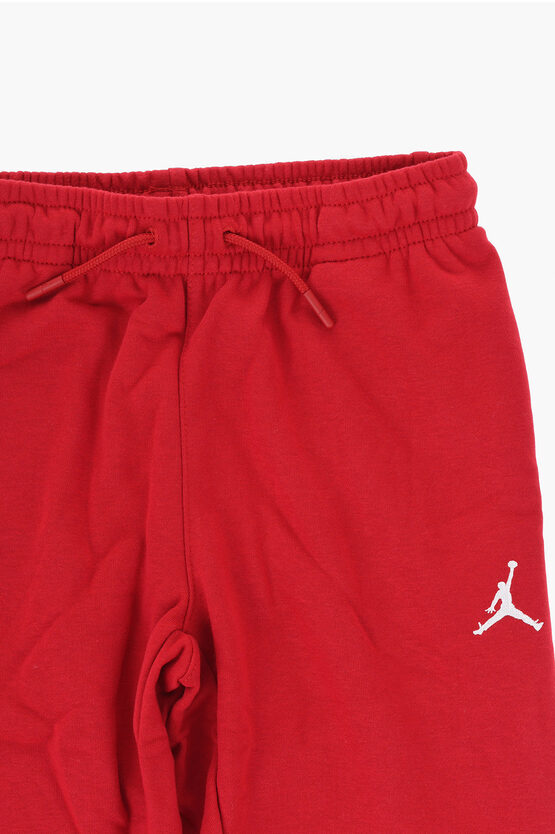AIR JORDAN Solid Color BROOKLYN Joggers with Drawstring Waist
