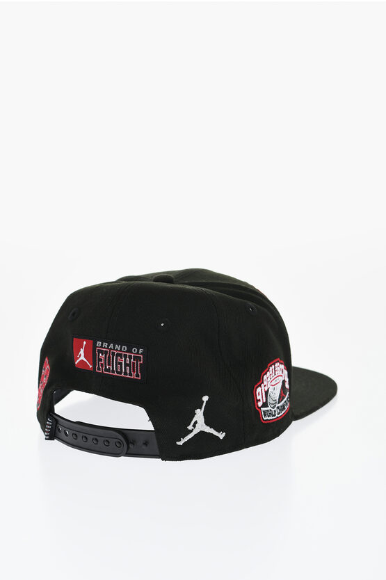 AIR JORDAN Solid Color Cap with Contrasting Patches