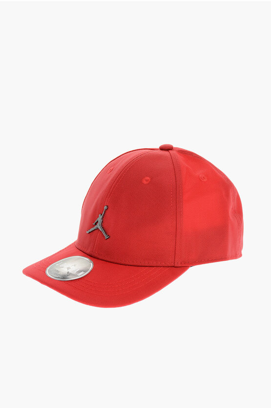 Shop Nike Air Jordan Solid Color Cap With Metal Detail