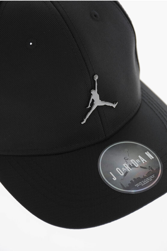 AIR JORDAN Solid Color Cap with Metal Logo