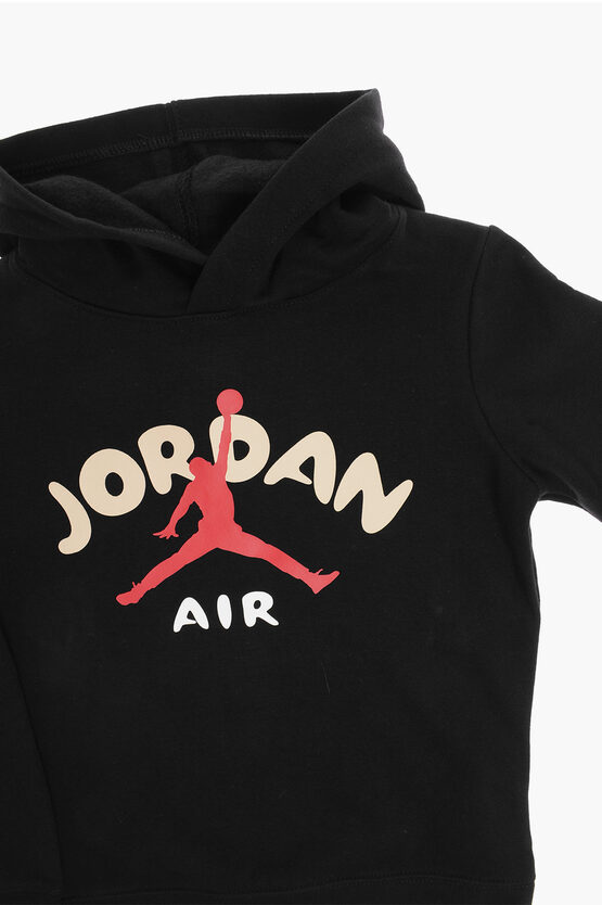 AIR JORDAN Solid Color Joggers and Hoodie Set