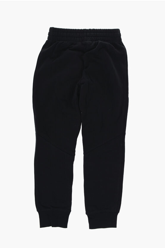 AIR JORDAN Solid Color Joggers with Contrasting Logo