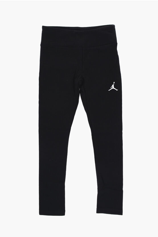 Shop Nike Air Jordan Solid Color Leggings With Contrasting Logo