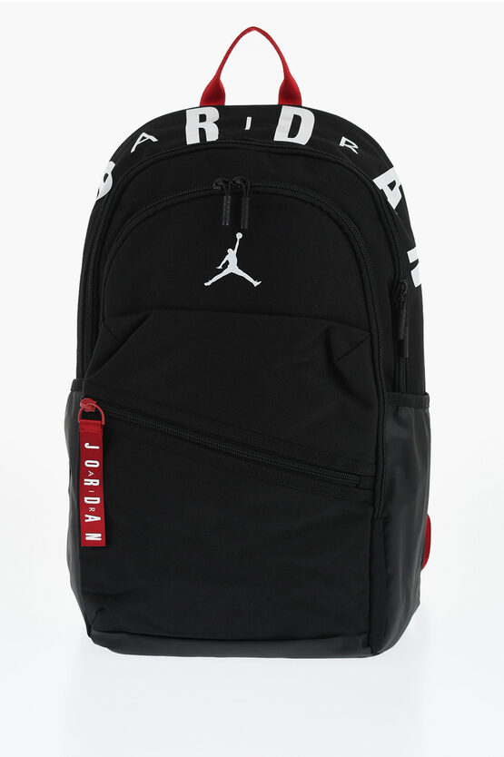 Nike Air Jordan Solid Color Patrol Backpack With Contrast Logo