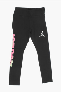 Nike KIDS AIR JORDAN high-waisted JUMPMAN leggings with golden lettering  girls - Glamood Outlet