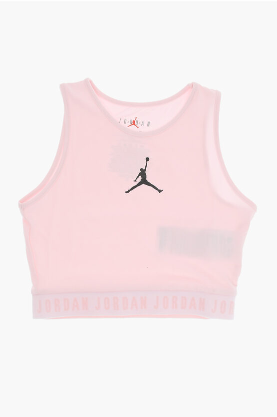 Shop Nike Air Jordan Stretch Fabric Active Top