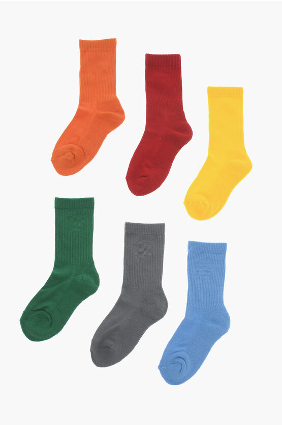 Shop Nike Air Jordan Stretch Long 6 Pairs Socks Set