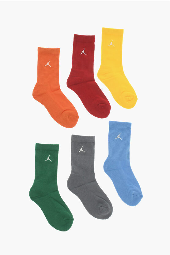 AIR JORDAN Stretch Long 6 Pairs Socks Set