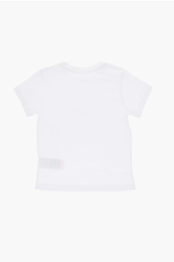 AIR Rundhals-T-Shirt aus Baumwollmischung mit Logo vorn