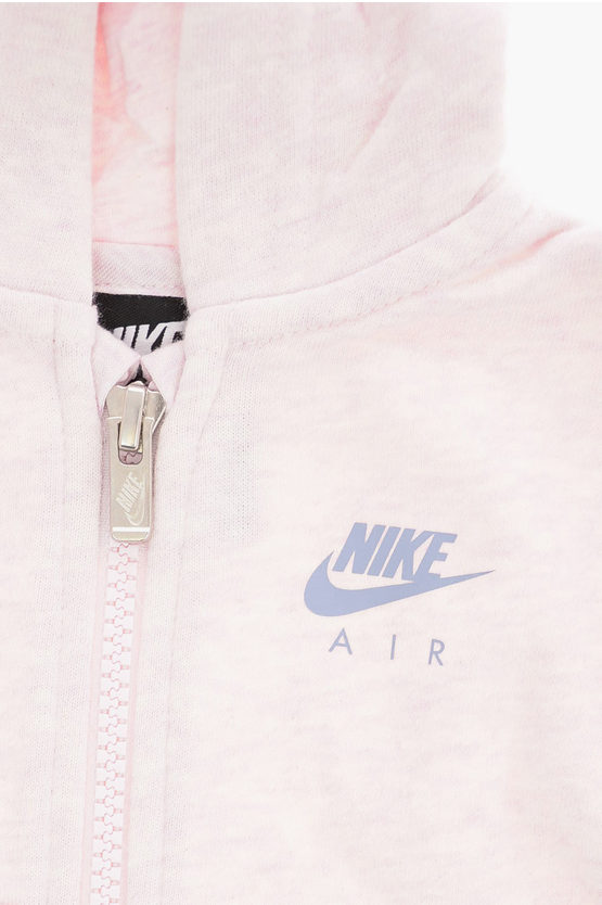 AIR Set Felpa con Cappuccio e Leggings con Banda Laterale Logata