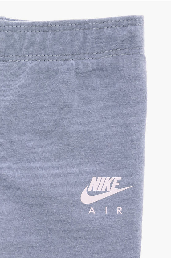 AIR Set Felpa con Cappuccio e Leggings con Banda Laterale Logata