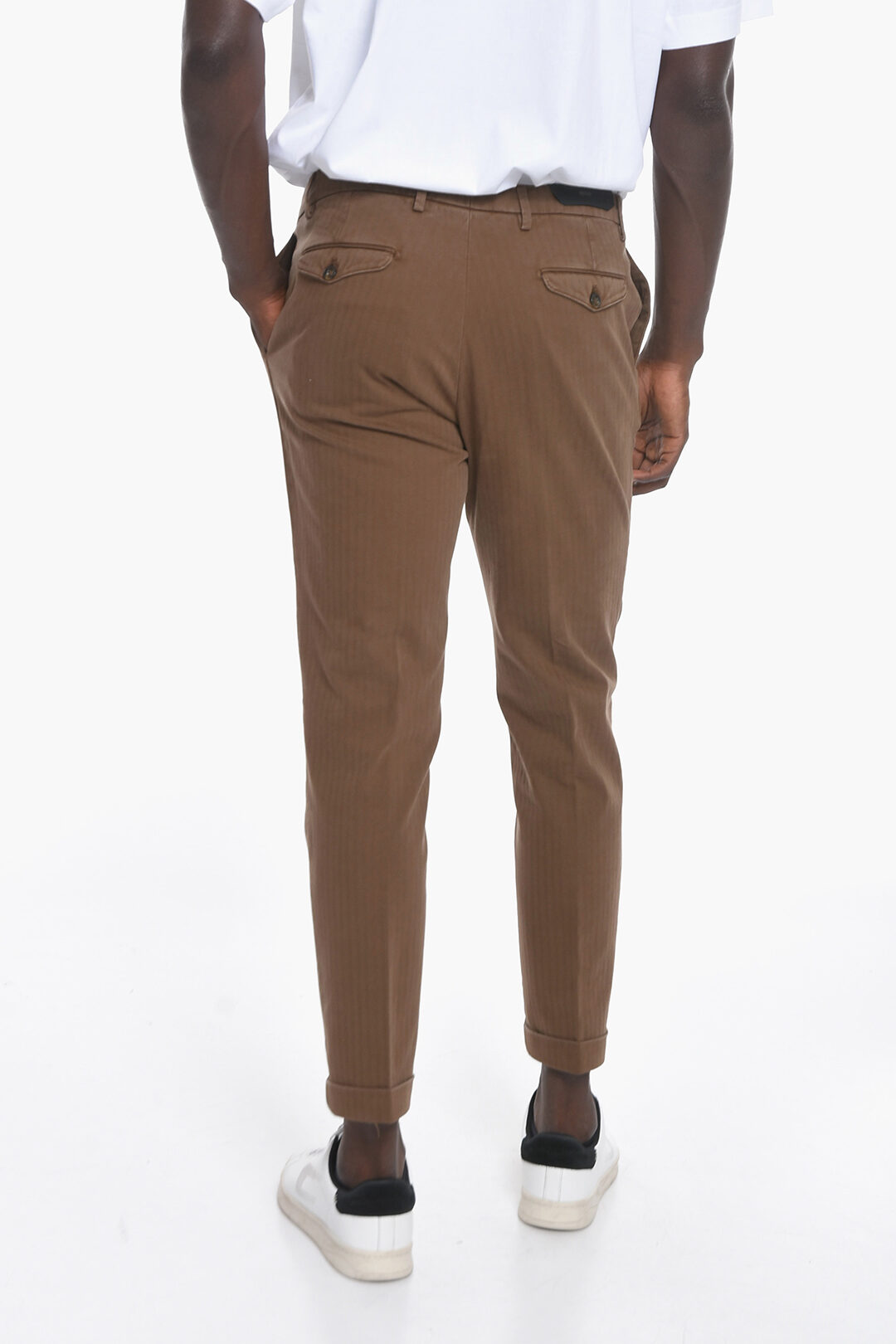 Buy Basics Ecru Low Rise Trousers for Men Online @ Tata CLiQ