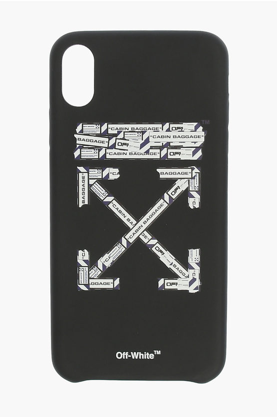 Off-white Airport Iphone Xs Max Case In Black