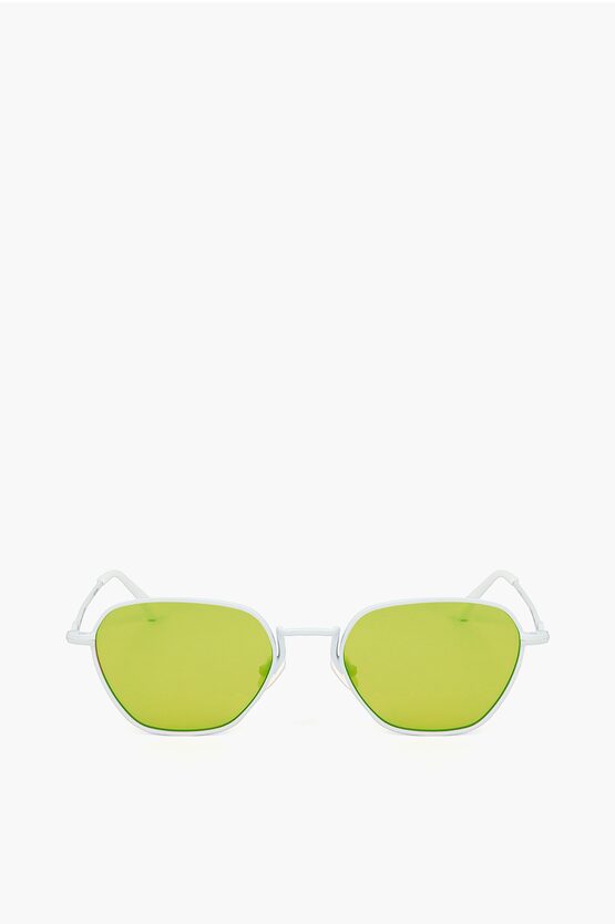 Linda Farrow Alessandra Rich Pantos Sunglasses With Neon Lenses