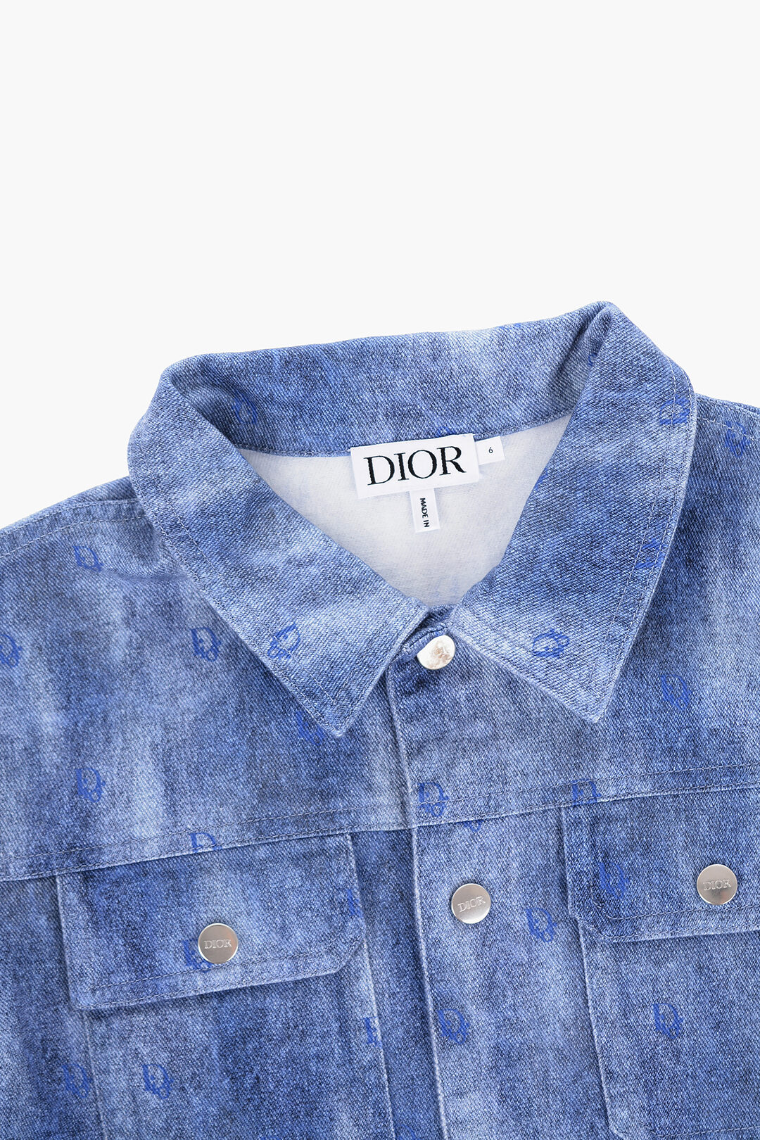 Dior Kids All-Over Logo Denim Jacket boys - Glamood Outlet Dior Kids All-Over Logo Denim Jacket boys - Glamood Outlet
