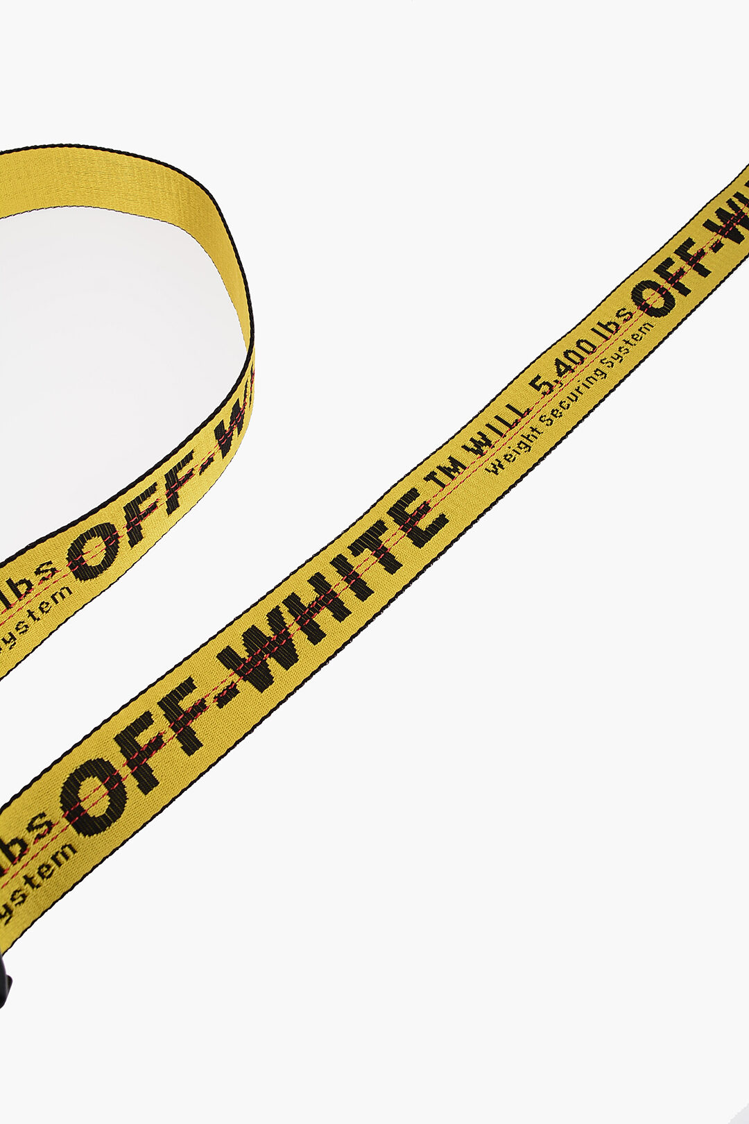OFF-WHITE INDUSTRIAL 焼き払い BELT YELLOW 200cm 