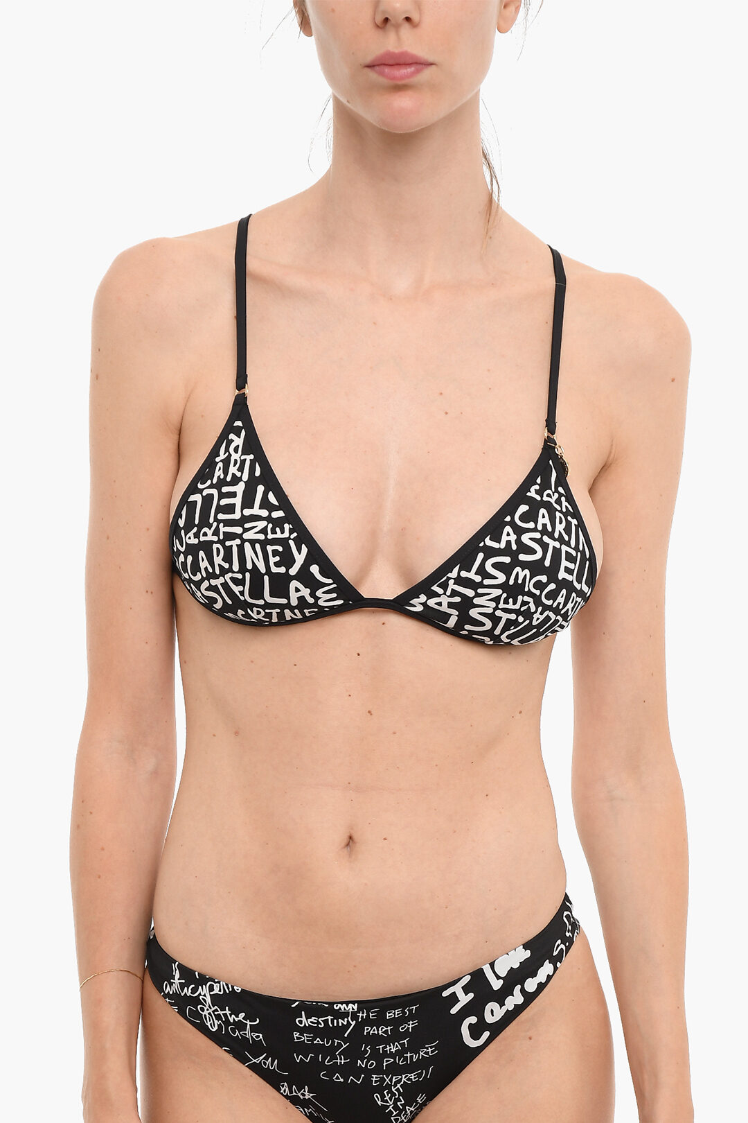 tuin analyse orkest Stella McCartney All-Over Logo Printed Triangle Bikini Top women - Glamood  Outlet