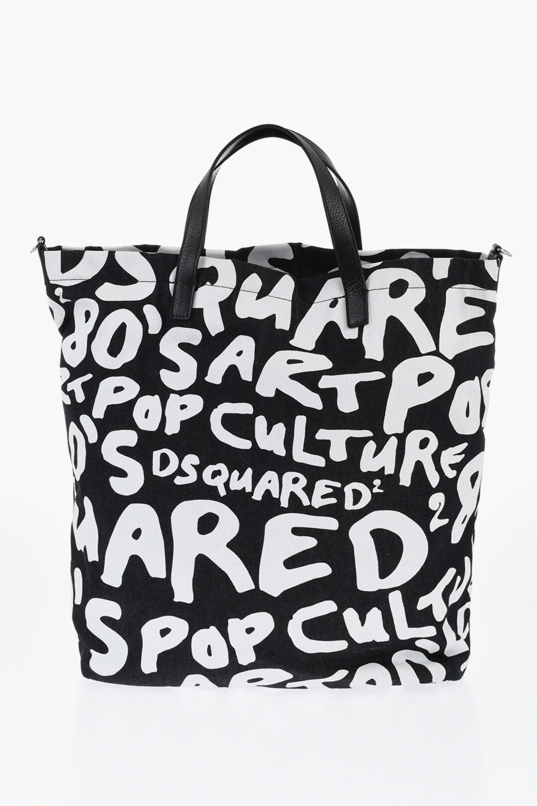 Dsquared2 All-Over Logo Two-Tone Fabric Bag men - Glamood Outlet Dsquared2 All-Over Logo Two-Tone Fabric Bag men - Glamood Outlet