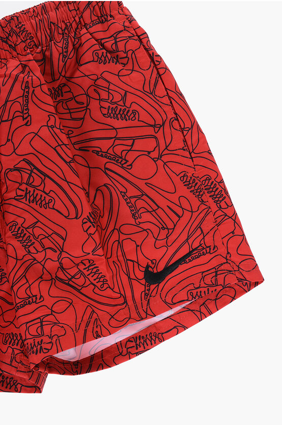 All-Over Printed 4 VOLLEY Short Swim