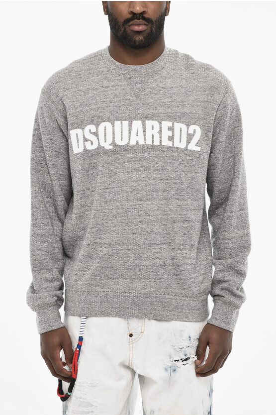 Dsquared2 All-over Rhinestone Crew-neck Sweatshirt
