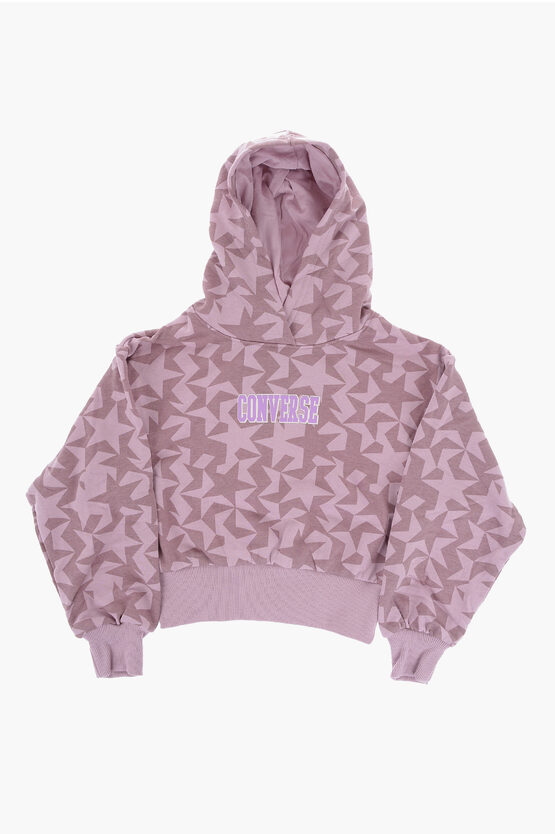All-Over Star Print Hoodie