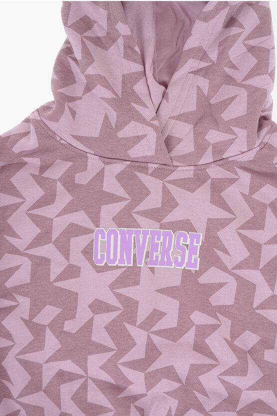 All-Over Star Print Hoodie