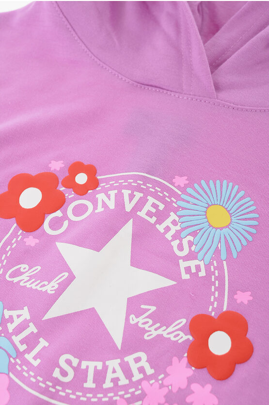 ALL STAR CHCUK TAYLOR Set Felpa e Leggings in Stampa Floreale