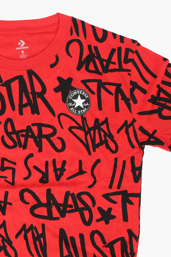 ALL STAR CHUCK T-shirt Crew Neck All-Over Print