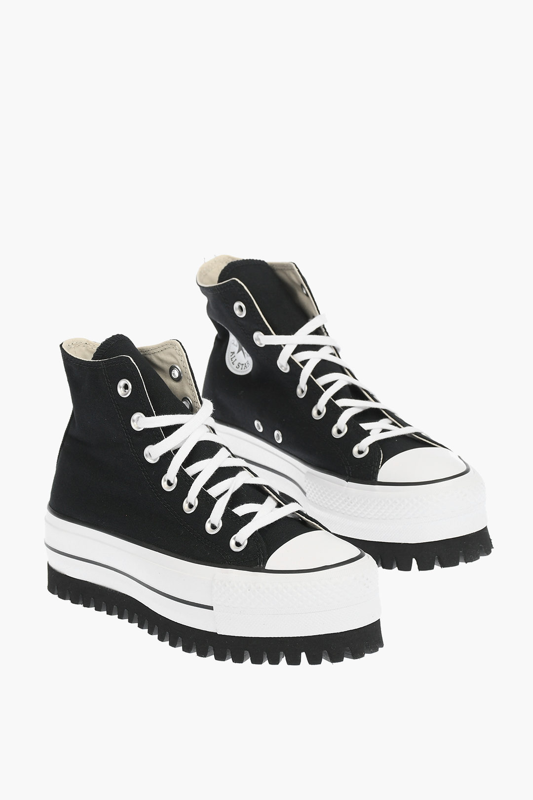 Converse ALL STAR CHUCK TAYLOR 4cm contrasting sole high-top Sneakers with Platform  women - Glamood Outlet